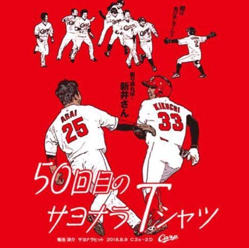 カープサヨナラ限定TシャツXLサイズとトートバッグセット（菊池